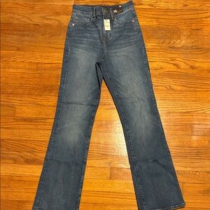 Express Dark Blue 90s Boot High Rise Jeans